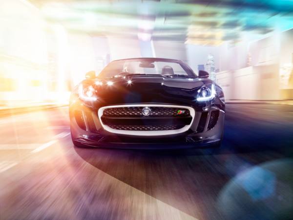 Photograph Migs  Jaguar F Type Convertible Front on One Eyeland